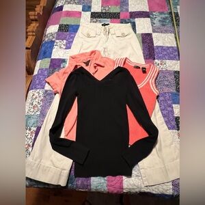 Moda International Vintage XS/S Pants, Shirt, Vest lot